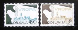 Poštové známky Juhoslávia 1980 Konference bezpeènosti Mi# 1857-58