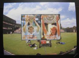 Poštové známky Svätý Vincent Gren 1988 Wimbledon Mi# Block 37