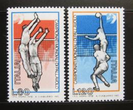 Poštové známky Taliansko 1978 MS ve volejbale Mi# 1624-25