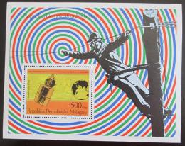 Poštová známka Madagaskar 1976 Telefon Mi# Block 12