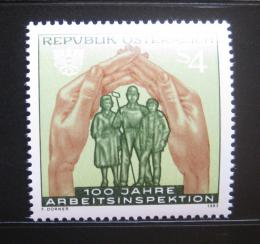Poštová známka Rakúsko 1983 Inspekce práce Mi# 1735