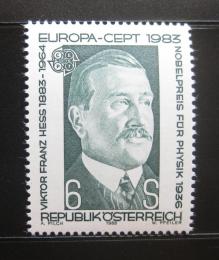Poštová známka Rakúsko 1983 Európa CEPT, Viktor Hess Mi# 1743
