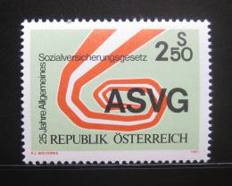 Poštová známka Rakúsko 1981 Sociální zabezpeèení Mi# 1664 