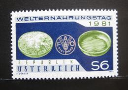 Poštová známka Rakúsko 1981 Svìtový den jídla Mi# 1686 