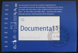 Poštová známka Nemecko 2002 Výstava umenie Mi# Block 58