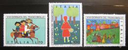 Potov znmky Taliansko 1975 Dtsk kresby Mi# 1516-18 - zvi obrzok