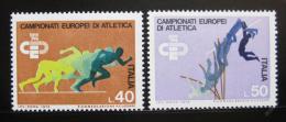 Poštové známky Taliansko 1974 ME v atletice Mi# 1453-54