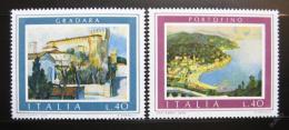 Poštové známky Taliansko 1974 Turistické zaujímavosti Mi# 1458-59