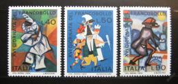 Poštové známky Taliansko 1974 Taneèníci Mi# 1473-75