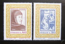 Poštové známky Taliansko 1974 Petrarka, básník Mi# 1455-56