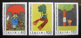 Potov znmky Taliansko 1976 Dtsk kresby Mi# 1546-48