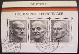Poštové známky Nemecko 1975 Osobnosti Mi# Block 11