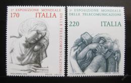 Potov znmky Taliansko 1979 Vstava telekomunikace Mi# 1668-69