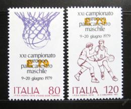 Poštové známky Taliansko 1979 ME v basketbalu Mi# 1662-63