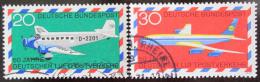 Poštové známky Nemecko 1969 Lietadla Mi# 576-77