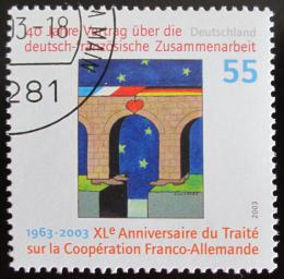 Poštová známka Nemecko 2003 Nìm.-franc. dohoda Mi# 2311