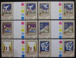 Poštové známky Svätý Vincent 1977 Vianoce Mi# 488-93