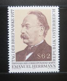Poštová známka Rakúsko 1977 Emanuel Herrmann Mi# 1563