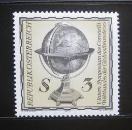 Poštová známka Rakúsko 1977 Glóbus, Coronelli Mi# 1554