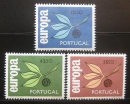 Poštové známky Portugalsko 1965 Európa CEPT Mi# 990-92 Kat 25€