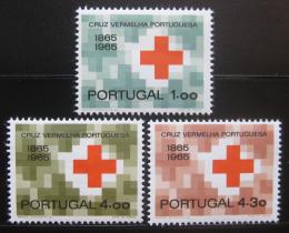 Poštové známky Portugalsko 1965 Èervený kríž Mi# 987-89 Kat 16€