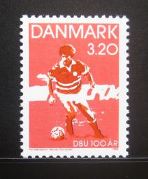 Poštová známka Dánsko 1989 Futbalové asociace Mi# 945