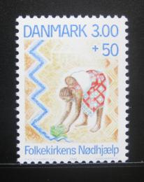Poštová známka Dánsko 1989 Organizácie podpory Mi# 918