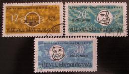 Poštové známky Vietnam 1963 Lety do vesmíru Mi# 265-67