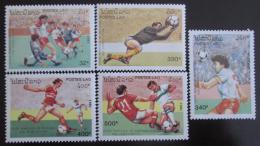 Poštové známky Laos 1991 MS ve futbale Mi# 1261-65