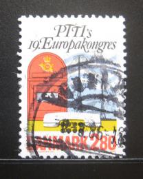 Poštová známka Dánsko 1986 Kongres PTT, Kodaò Mi# 877