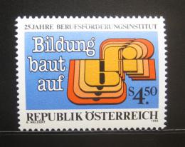 Poštová známka Rakúsko 1985 Profesní trénink Mi# 1804
