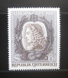 Poštová známka Rakúsko 1985 Európa CEPT, Johann Joseph Fux Mi# 1811
