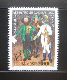 Poštová známka Rakúsko 1984 Tyrolská výstava Mi# 1780