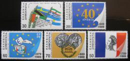 Poštové známky Grécko 1989 Rùzná výroèie Mi# 1723-27 Kat 11€