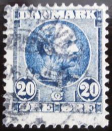 Poštová známka Dánsko 1904 Krá¾ Christian IX. Mi# 49 I