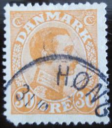 Poštová známka Dánsko 1921 Krá¾ Christian X. Mi# 123