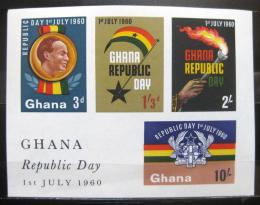 Poštové známky Ghana 1960 Vyhlášení republiky Mi# Block 2