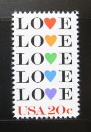 Poštová známka USA 1984 Láska Mi# 1677