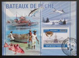 Poštová známka Togo 2010 Rybolov Mi# Block 557 Kat 12€ - zväèši� obrázok