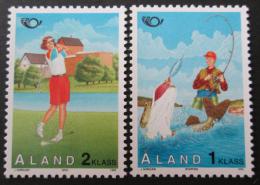 Poštové známky Alandy 1995 Turistika Mi# 102-03