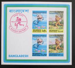 Poštové známky Bangladéš 1974 UPU, 100. výroèie Mi# Block 1 Kat 60€