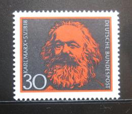Poštová známka Nemecko 1968 Karel Marx Mi# 558