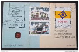 Poštovní známky Alandy 1993 Autonomní pošta Mi# Block 2