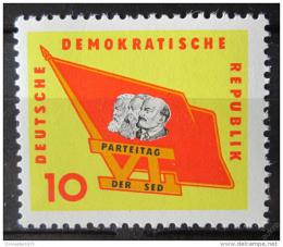 Poštová známka DDR 1963 Kongres SED Mi# 941