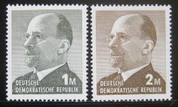 Poštové známky DDR 1963 Walter Ulbright Mi# 968-69