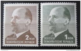 Poštové známky DDR 1965 Walter Ulbright Mi# 1087-88