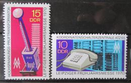 Poštové známky DDR 1970 Ve¾trh v Lipsku Mi# 1551-52