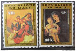 Poštové známky Mali 1982 Umenie, vianoce Mi# 939-40