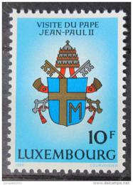 Poštová známka Luxembursko 1985 Erb papeže Mi# 1124