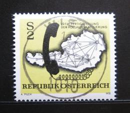 Poštová známka Rakúsko 1972 Telefonní systém Mi# 1409